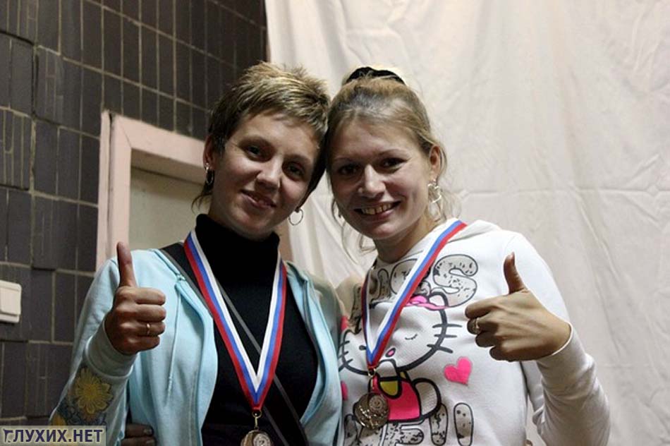 2 место – симпатяги Анна Дымолазова и Татьяна Панова.