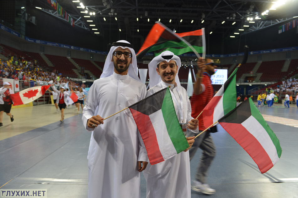 Участники Сурдлимпийских игр - арабы из ОАЭ.