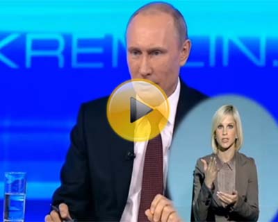 Путина переведут на жестовый язык